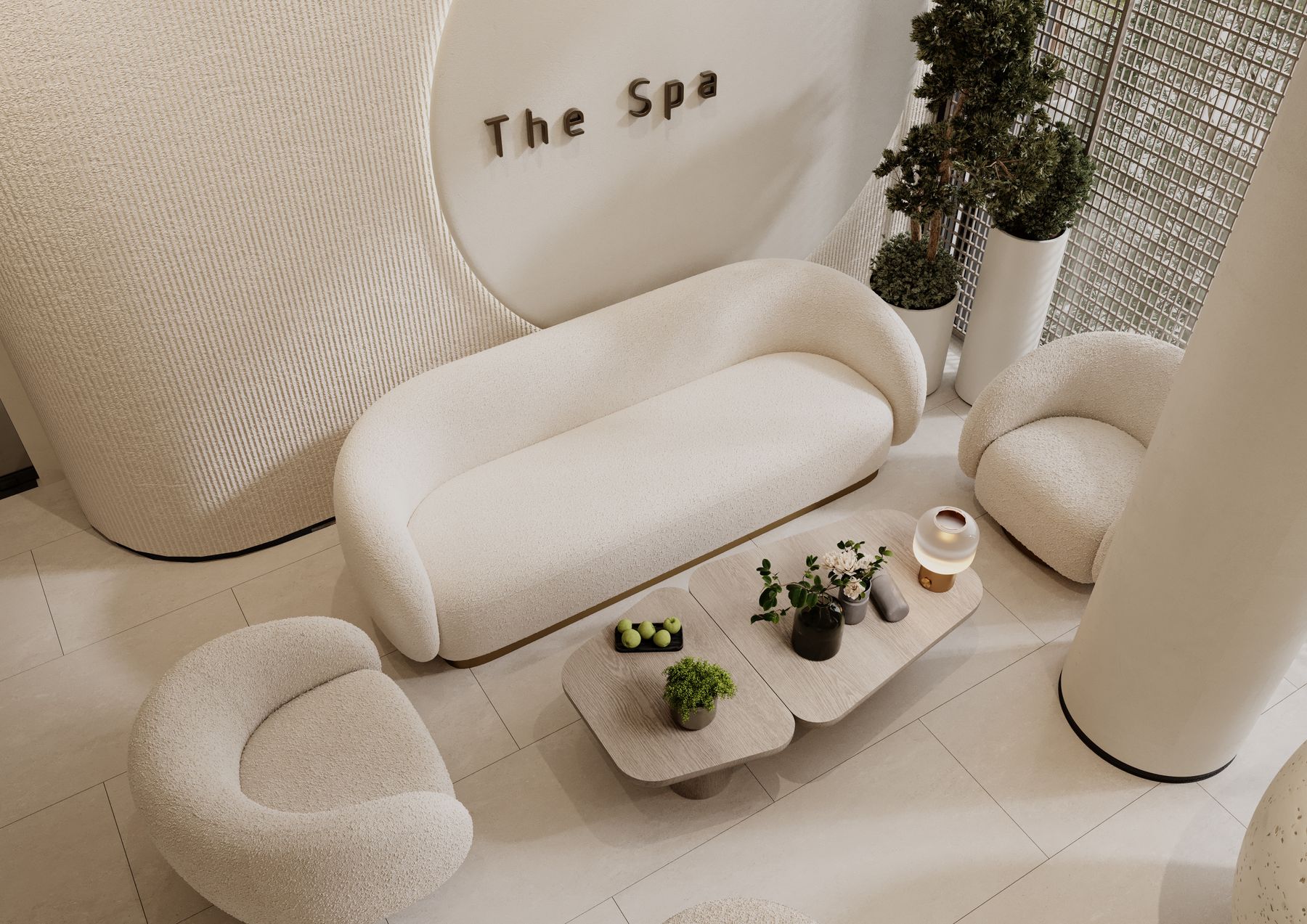 Temporary luxury studio interior representing Studio City