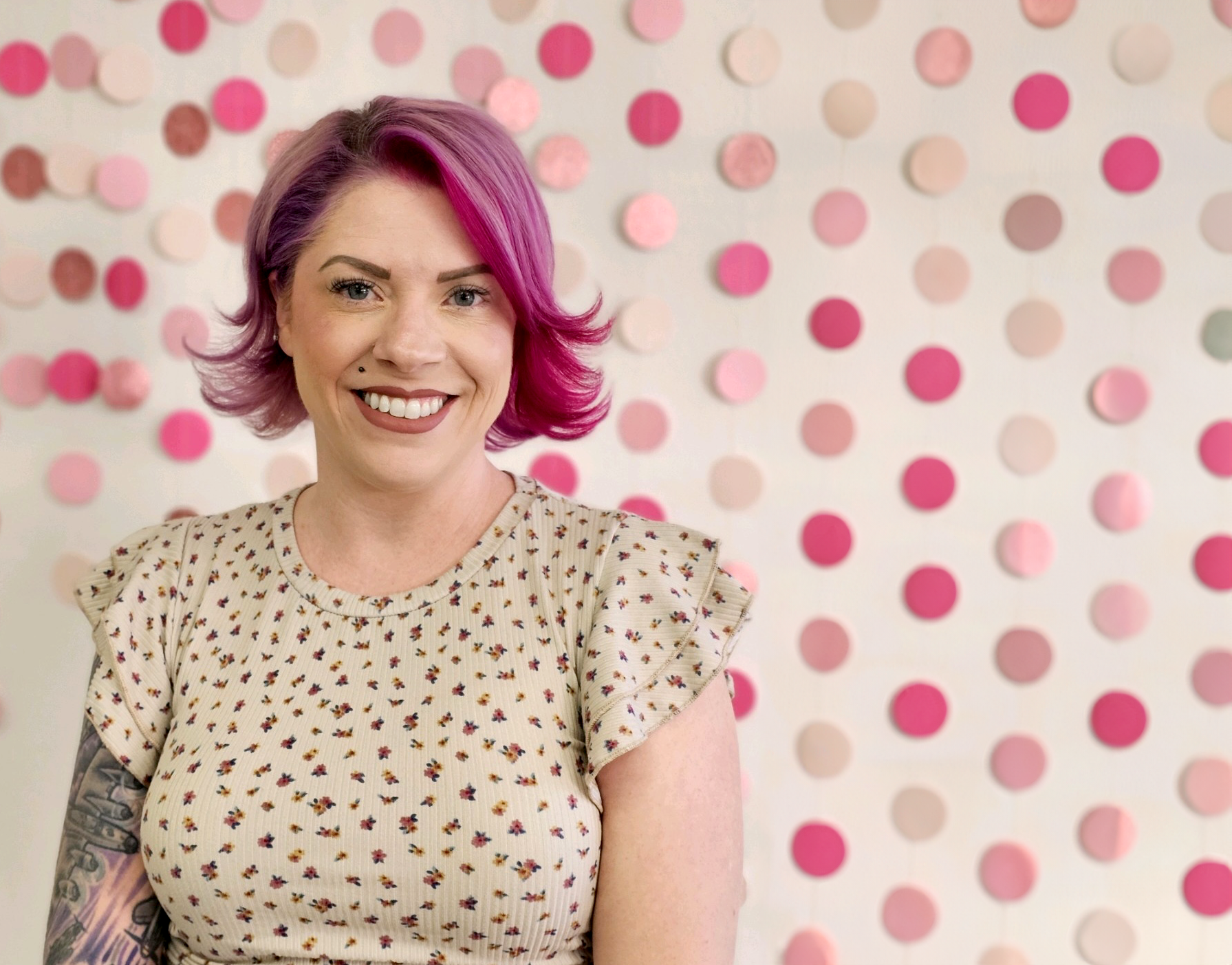Jen Shedrock, artist behind Lavender Lash Love