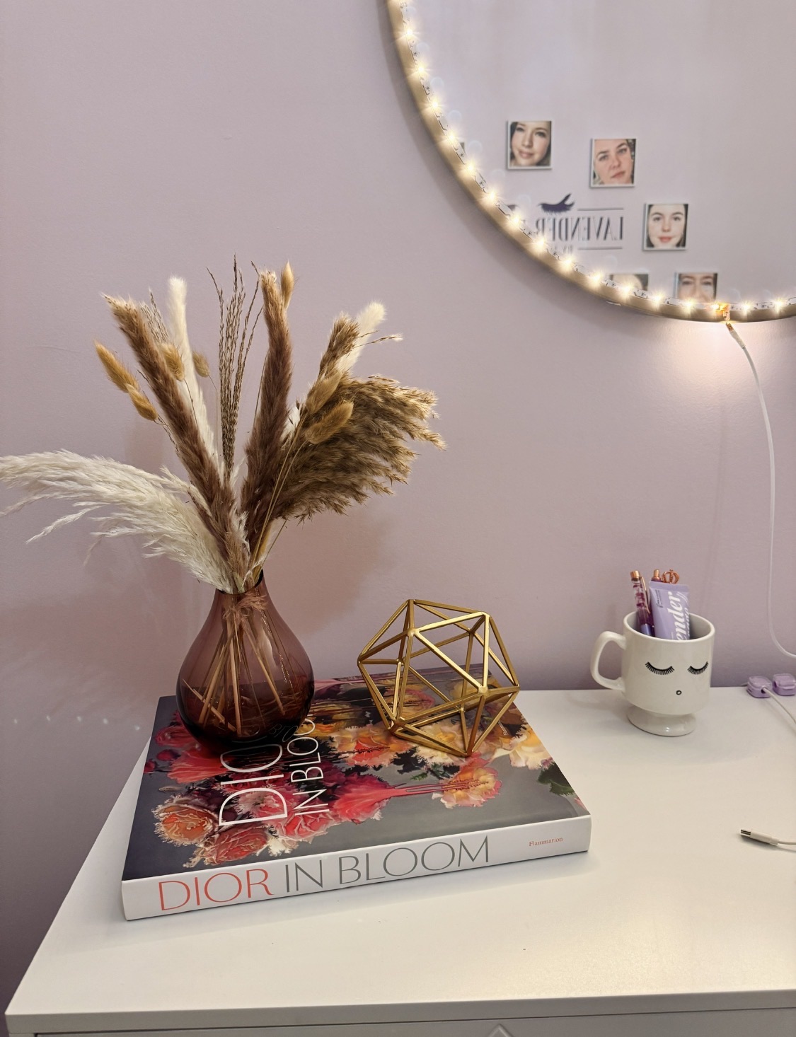 Lavender Lash Love studio detail